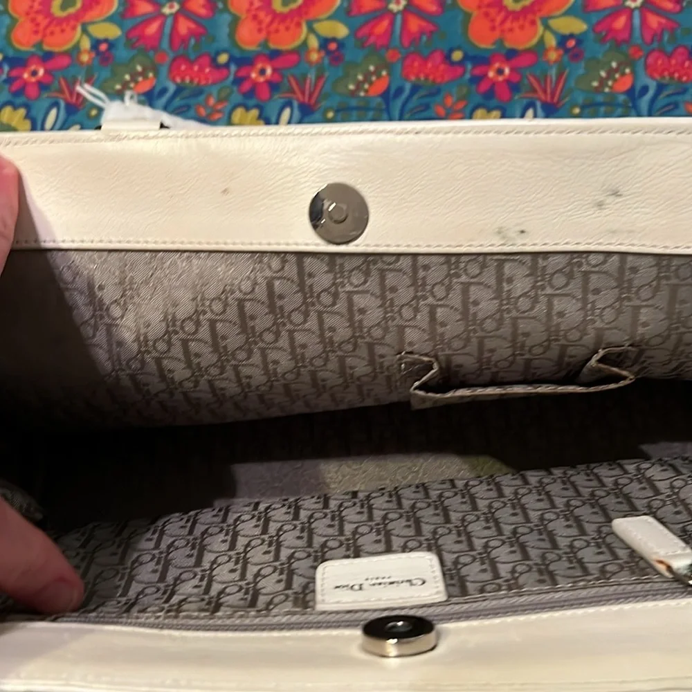 FLASH SALE🔥🔥EXCELLENT CONDITION💕BEAUTIFUL💗 VINTAGE CHRISTIAN DIOR FLIGHT BAG💗💗💗 - Picture 15 of 16